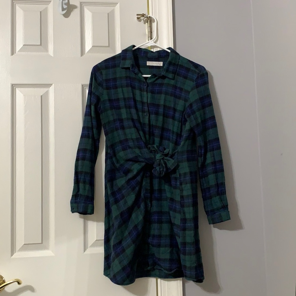 Zara girls plaid dress